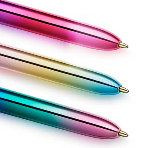Espositore 30 penne a sfera a scatto Bic 4 Colours Gradient 511031